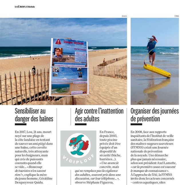 Article paru dans La Croix l&rsquo;Hebdo